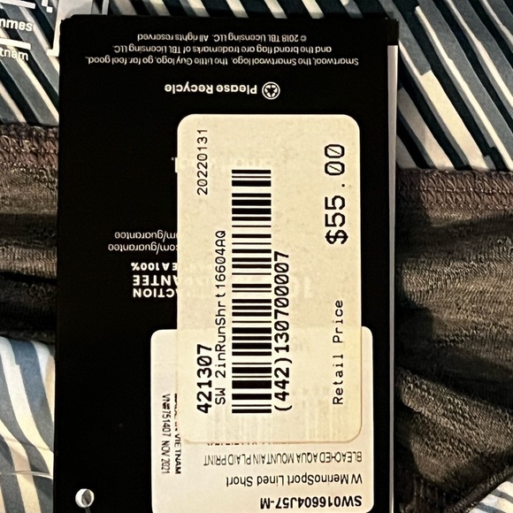 Smartwool Merino Sport Lined Shorts - Picture 6 of 9